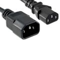 Enet C13 To C14 8Ft Black Pwr Extension Cord C13C14-8F-ENC